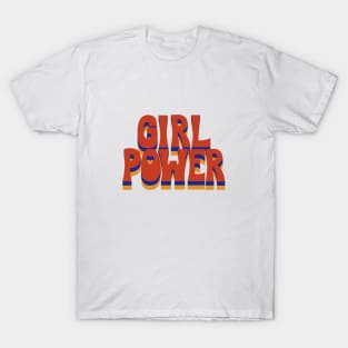 Girl Power, Retro 70s Feminist T-Shirt